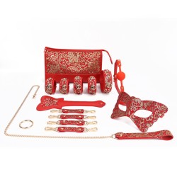 lace bronzing 9 pcs bondage kit