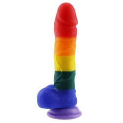 pride rainbows end dildo 7 9 inch